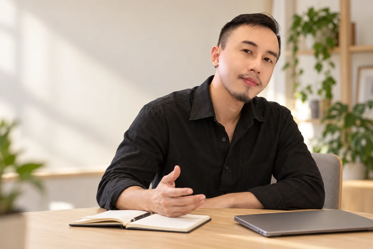 Chris 專案洽談情境示意