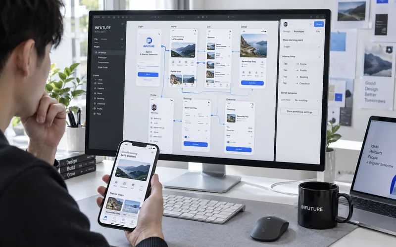 APP UI / UX工作情境示意
