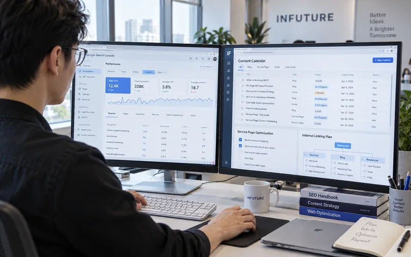 SEO 標準月方案工作情境示意