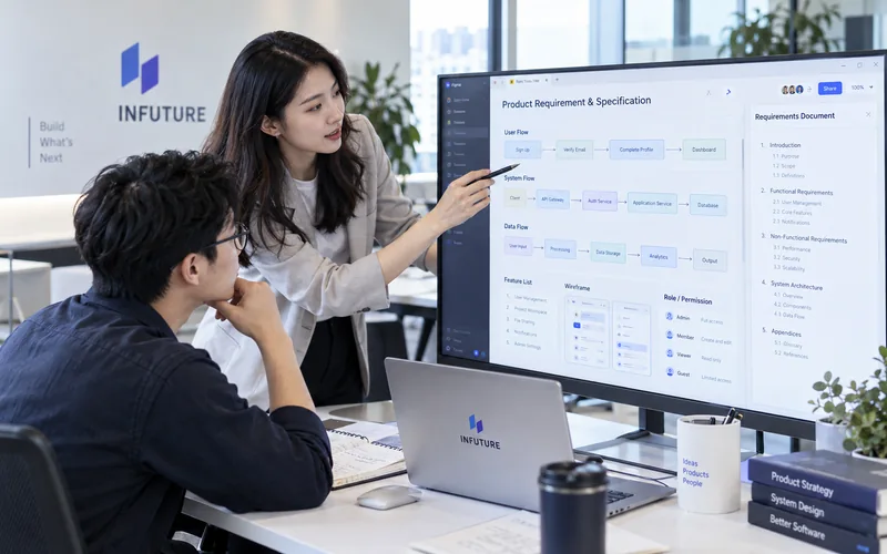 需求盤點與規格工作情境示意